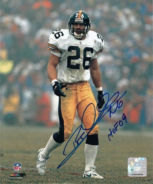 Rod Woodson Signed Raiders 8x10 Photo Auto HOF Purdue